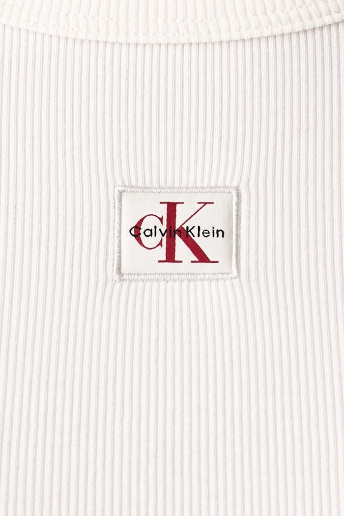 Calvin Klein Jeans longsleeve damski bawełniany z elastanem LV047H259G