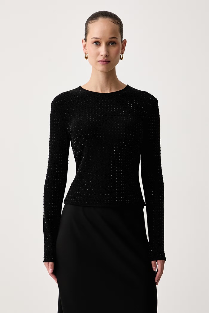 Armani Exchange Блуза с дълги ръкави дамска черен XW002414.AF25519