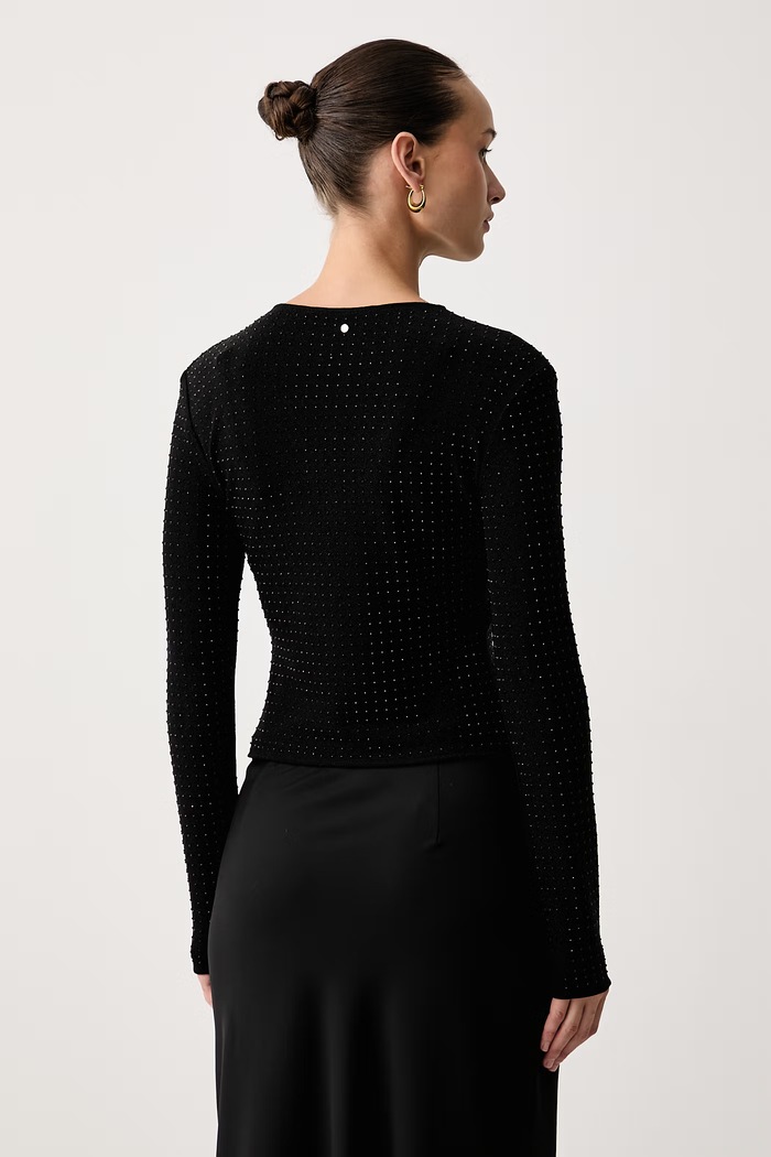 Armani Exchange Блуза с дълги ръкави дамска XW002414.AF25519 черен AW26