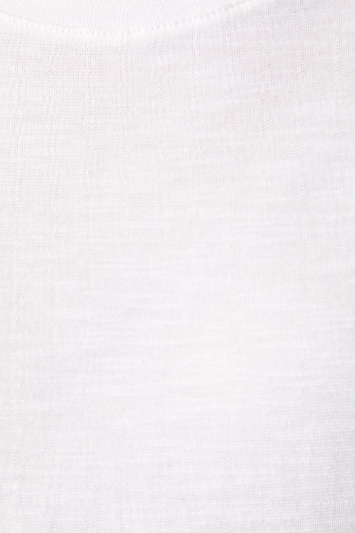 Longsleeve damski bawełniany Sisley biały 3BVXP1007