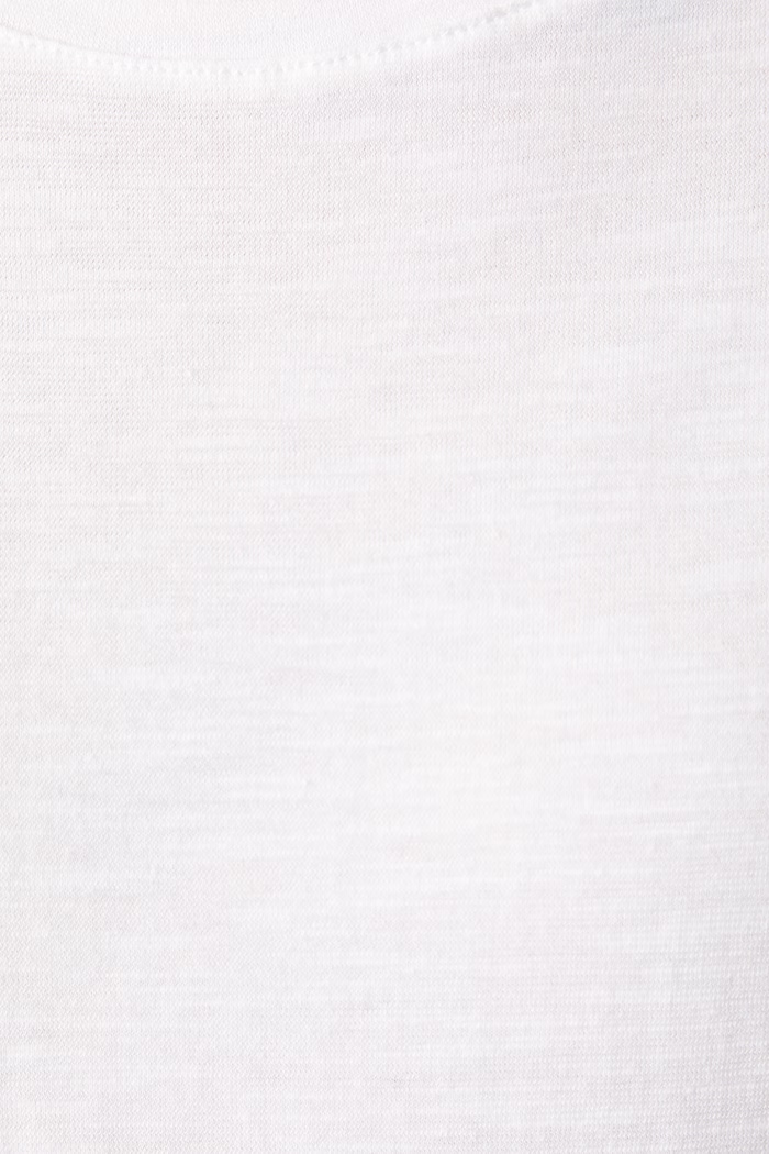 Longsleeve damski bawełniany Sisley biały 3BVXP1007