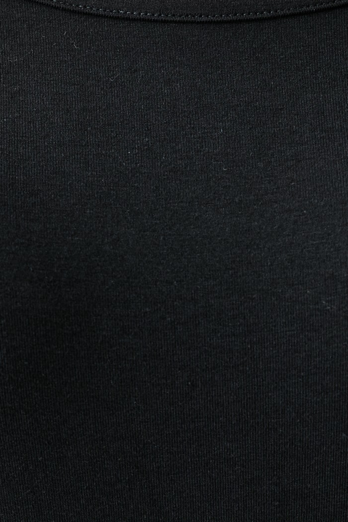 Μακρυμάνικο γυναικείο με βαμβάκι United Colors of Benetton 3FJHD10DH μαύρο