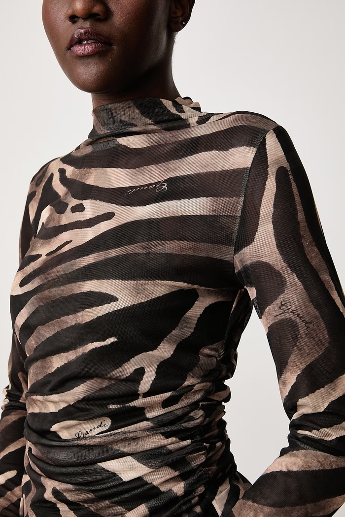 Longsleeve damski Gaudi 621FD64001 brązowy