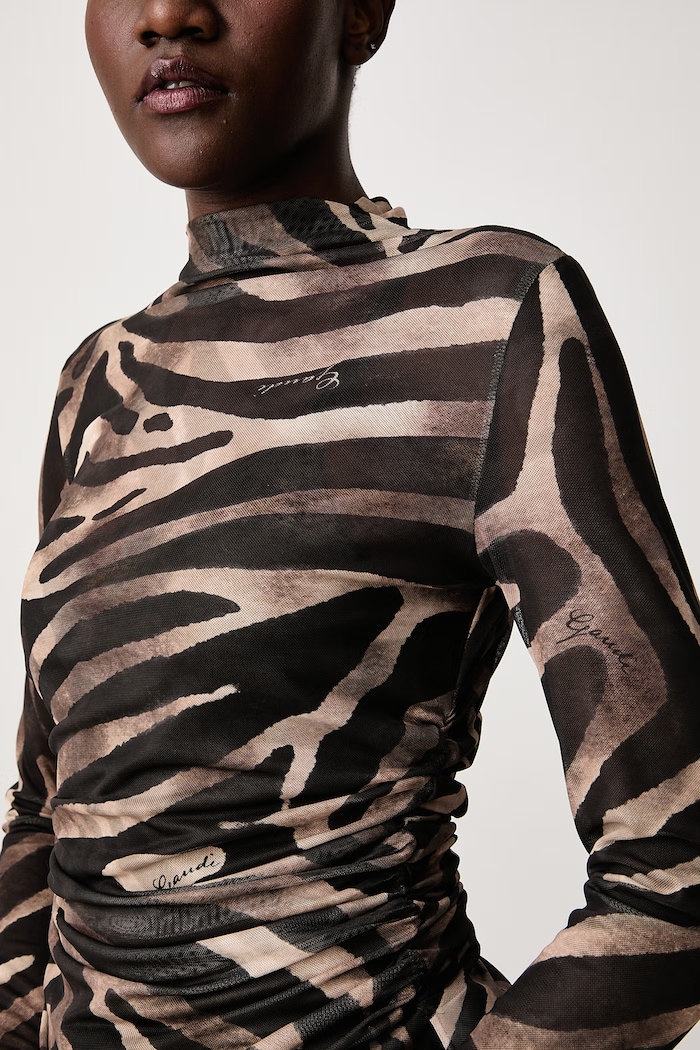 Longsleeve damski Gaudi 621FD64001 brązowy