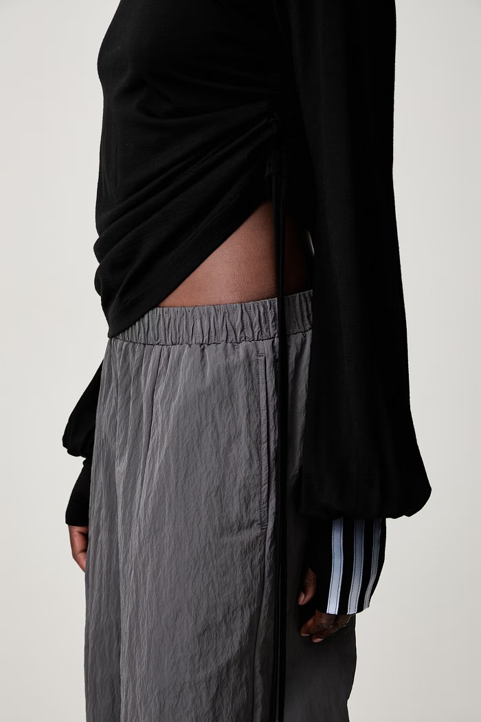Y-3 longsleeve damski wełniany CNCH DRAPE LS T KS1425