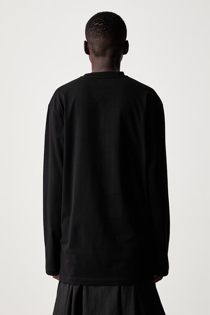 Odzież Y-3 longsleeve damski bawełniany U LS TEE KQ9778.D czarny