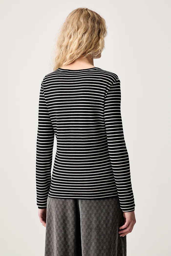 Odzież MUNTHE Longsleeve damski z wełną VUZZA 263114426368 czarny