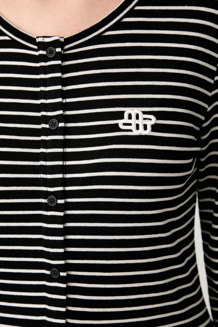 Longsleeve damski z wełną VUZZA MUNTHE czarny 263114426368