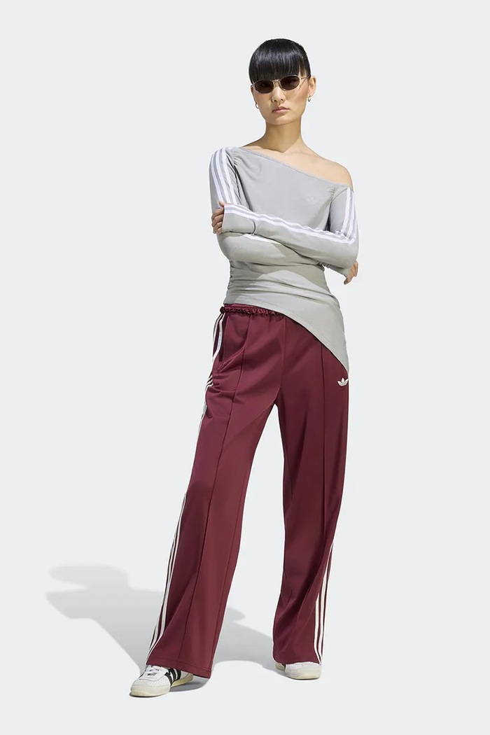 Одежда adidas Originals Лонгслив для женщин Asymetric Top LE8311 серый