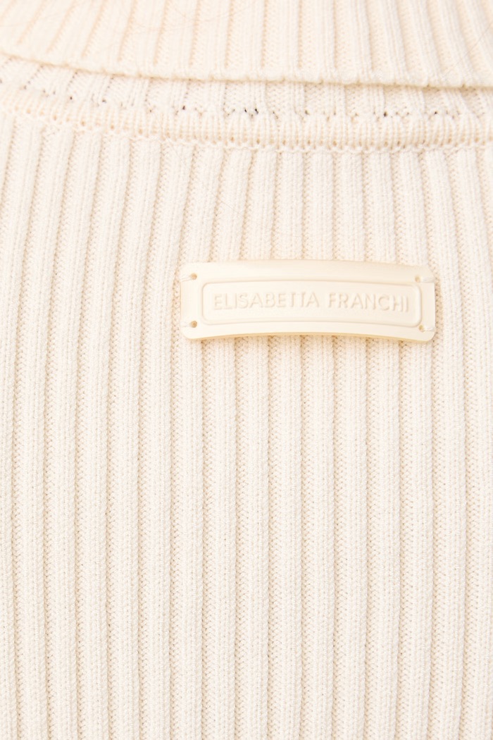Elisabetta Franchi Golf damski z wiskozą MK06S66E2