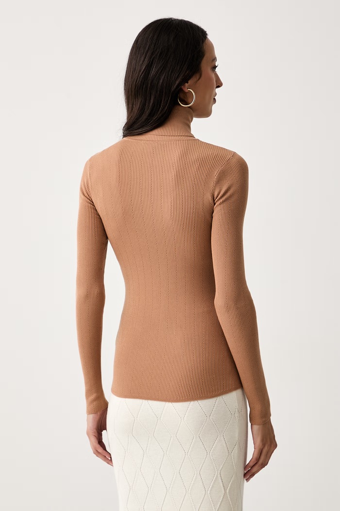 Oblačila Elisabetta Franchi loungewear pulover ženski z lyocellom MK05B66E2 rjava