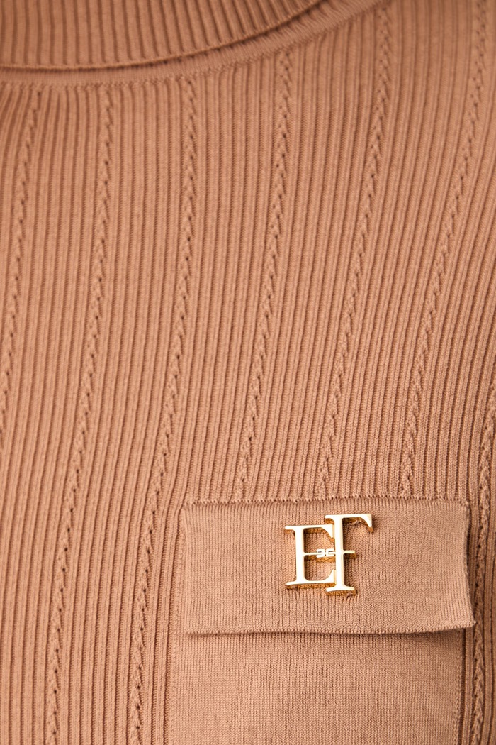 Elisabetta Franchi loungewear pulover ženski z lyocellom MK05B66E2