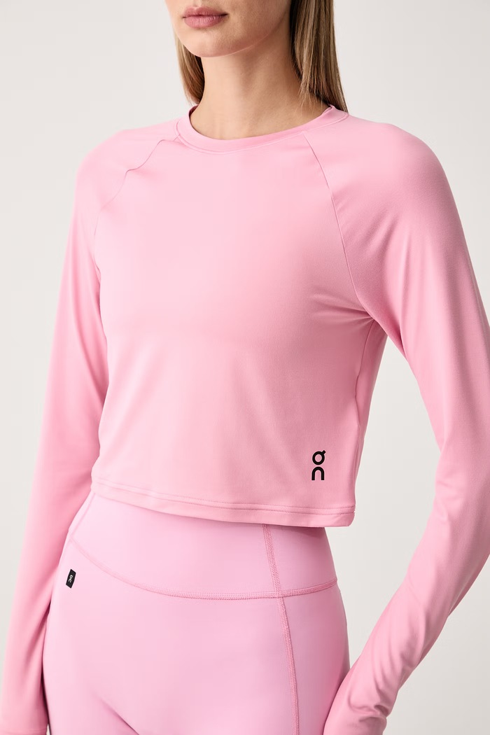 Longsleeve do jogi damski Studio On 1WF12435289 różowy