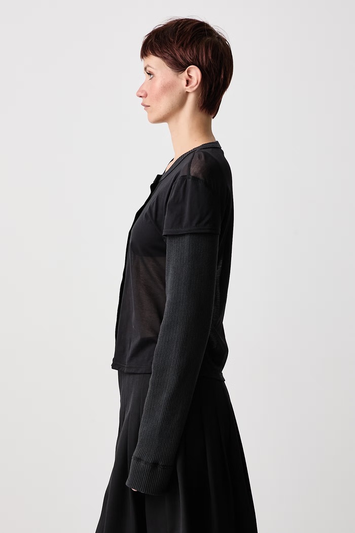 Longsleeve Women's with cotton Our Legacy W4266HB black
