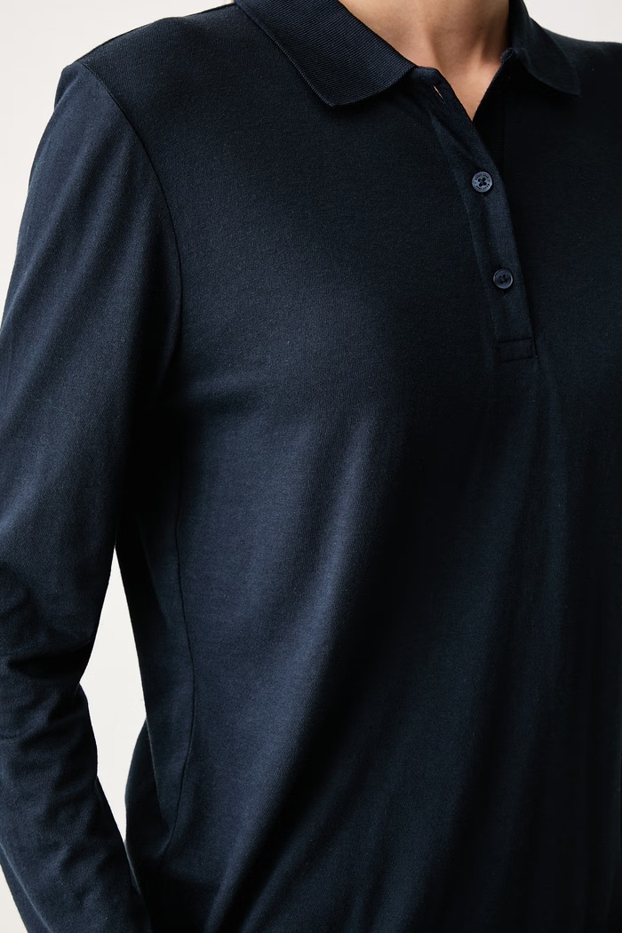 Longsleeve damski z modalem Gant 4201363 granatowy