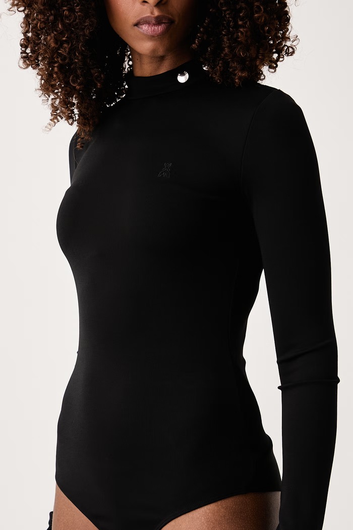 Patrizia Pepe body damskie czarny 8M0320.J0063