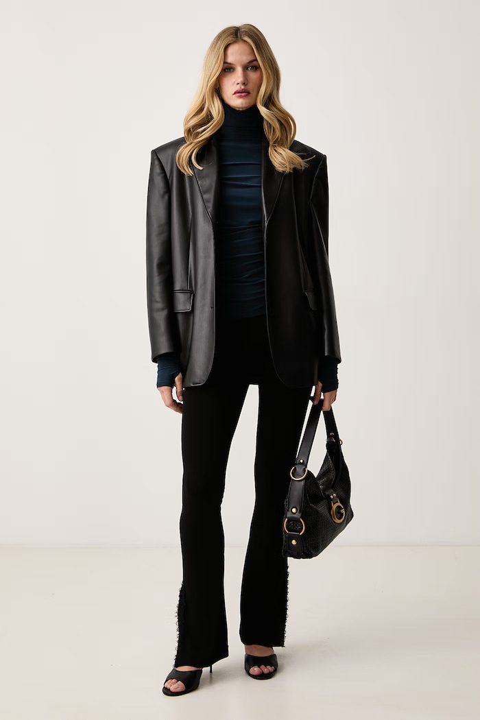 Patrizia Pepe Bluzka damska 8M0166.J015 granatowy AW26