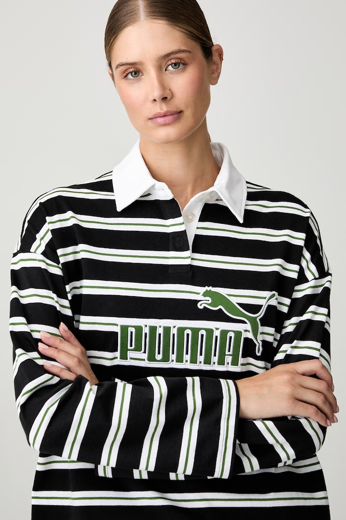 Puma longsleeve damski bawełniany Essentials Elevated czarny 638345