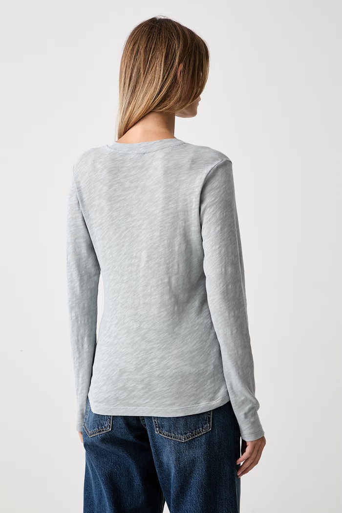Odzież Marc O'Polo longsleeve sportowy damski bawełniany 5000014799 niebieski