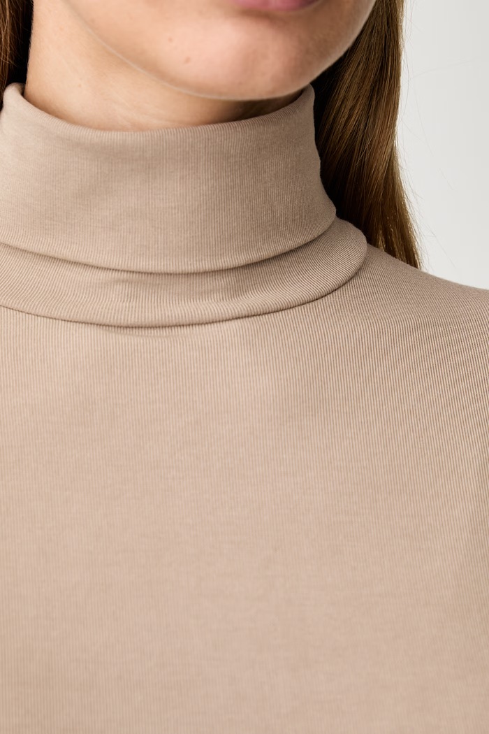 Marc O'Polo longsleeve damski z modalem 5000012921 beżowy