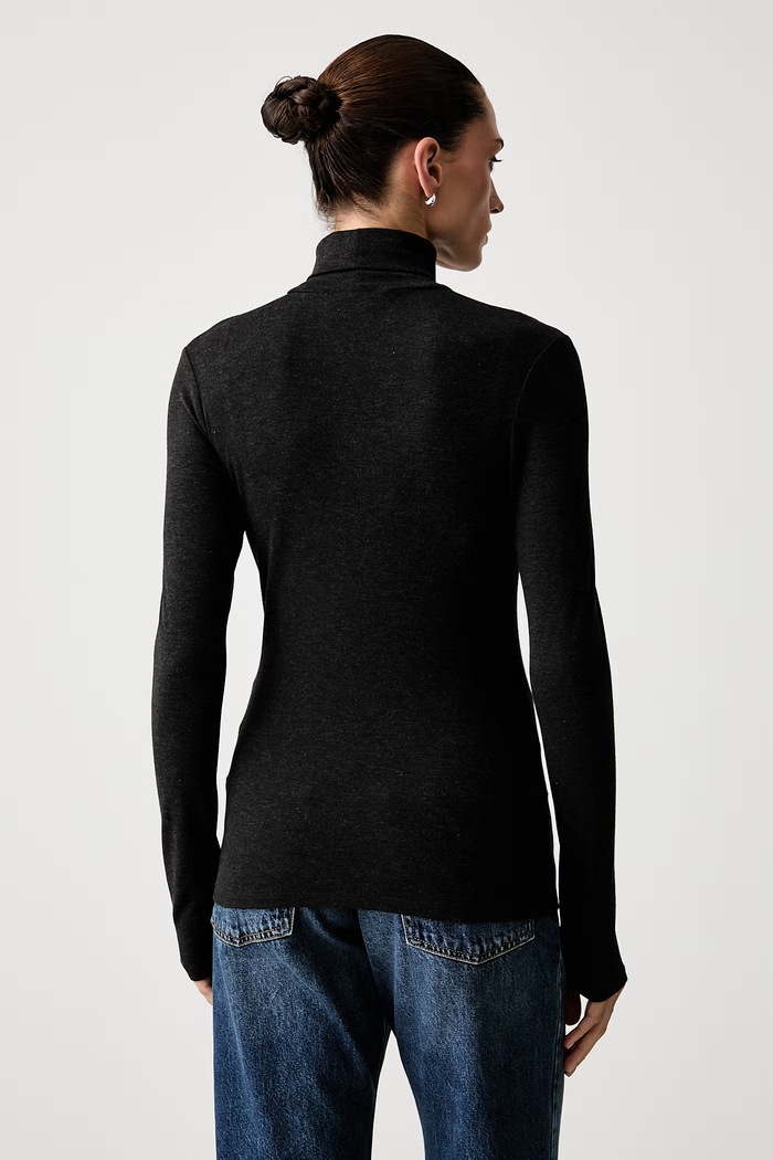 Odzież Marc O'Polo longsleeve damski z modalem 5000012921 szary
