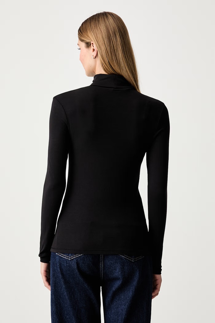 Odzież Marc O'Polo longsleeve damski z modalem 5000012921 czarny