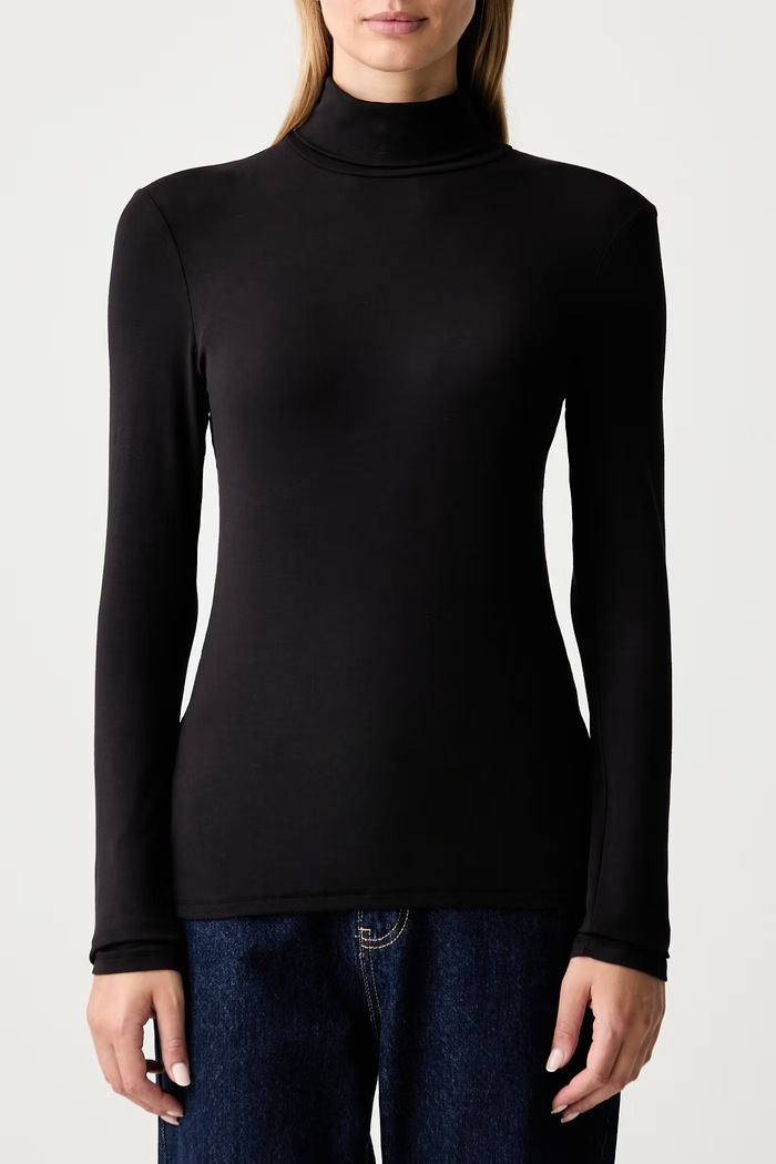 Marc O'Polo longsleeve damski z modalem 5000012921 czarny
