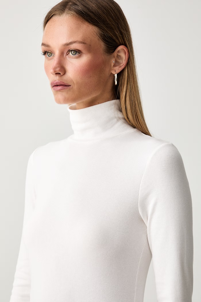 Marc O'Polo longsleeve damski z modalem beżowy 5000012900