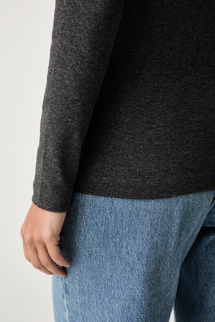 Marc O'Polo longsleeve damski z modalem 5000012900 szary