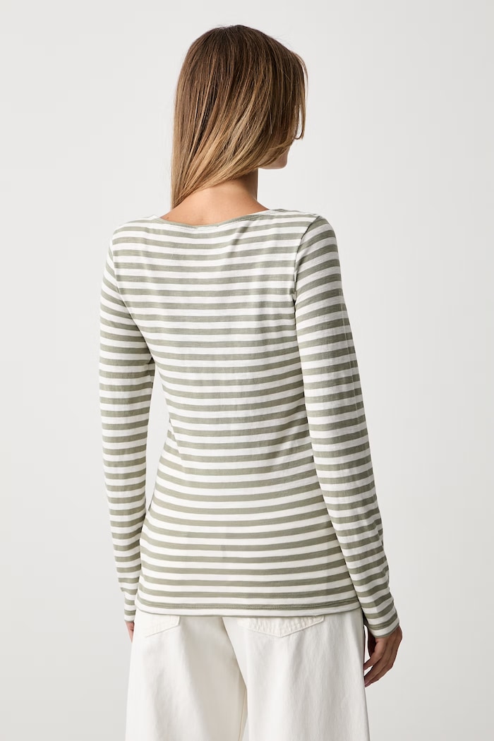 Odzież Marc O'Polo longsleeve damski bawełniany 5000012509 zielony