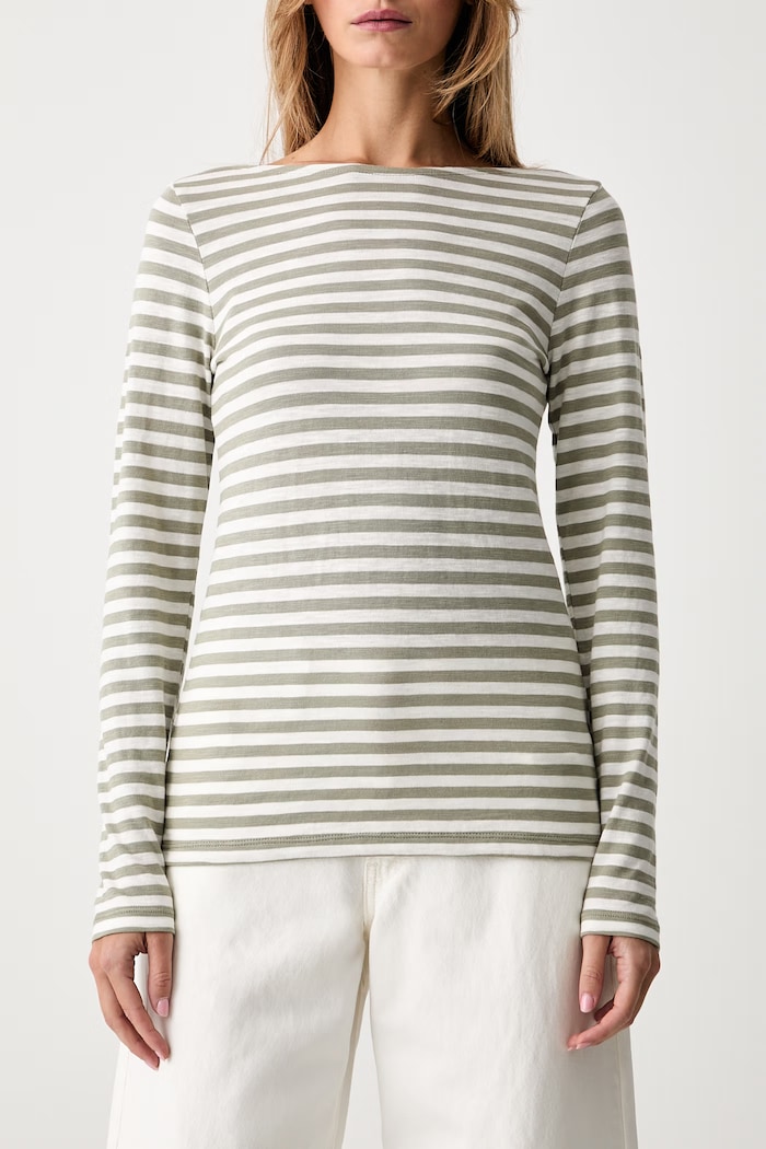 Marc O'Polo longsleeve damski bawełniany 5000012509 zielony