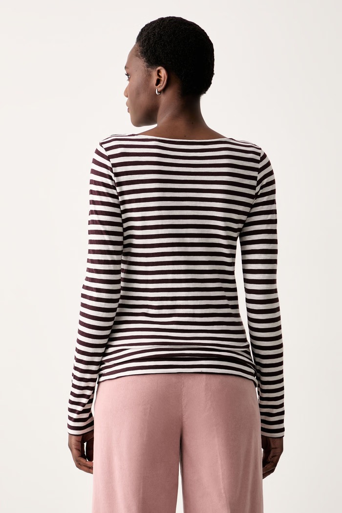 Odzież Marc O'Polo longsleeve damski bawełniany 5000012509 brązowy
