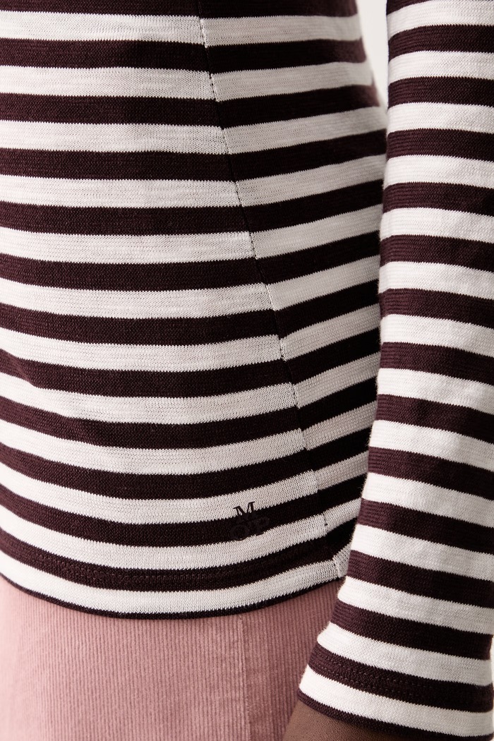 Marc O'Polo longsleeve damski bawełniany 5000012509 brązowy