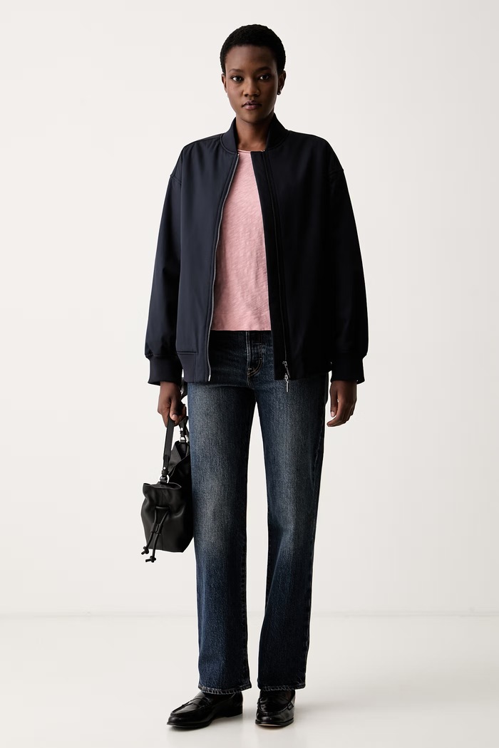 Marc O'Polo longsleeve damski bawełniany 5000012508 różowy AW26