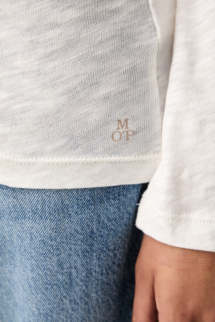 Marc O'Polo longsleeve damski bawełniany 5000012507 beżowy
