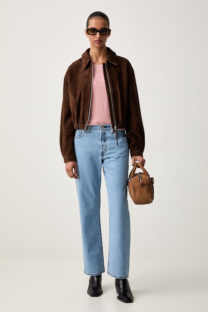 Marc O'Polo longsleeve damski bawełniany 5000012507 różowy AW26