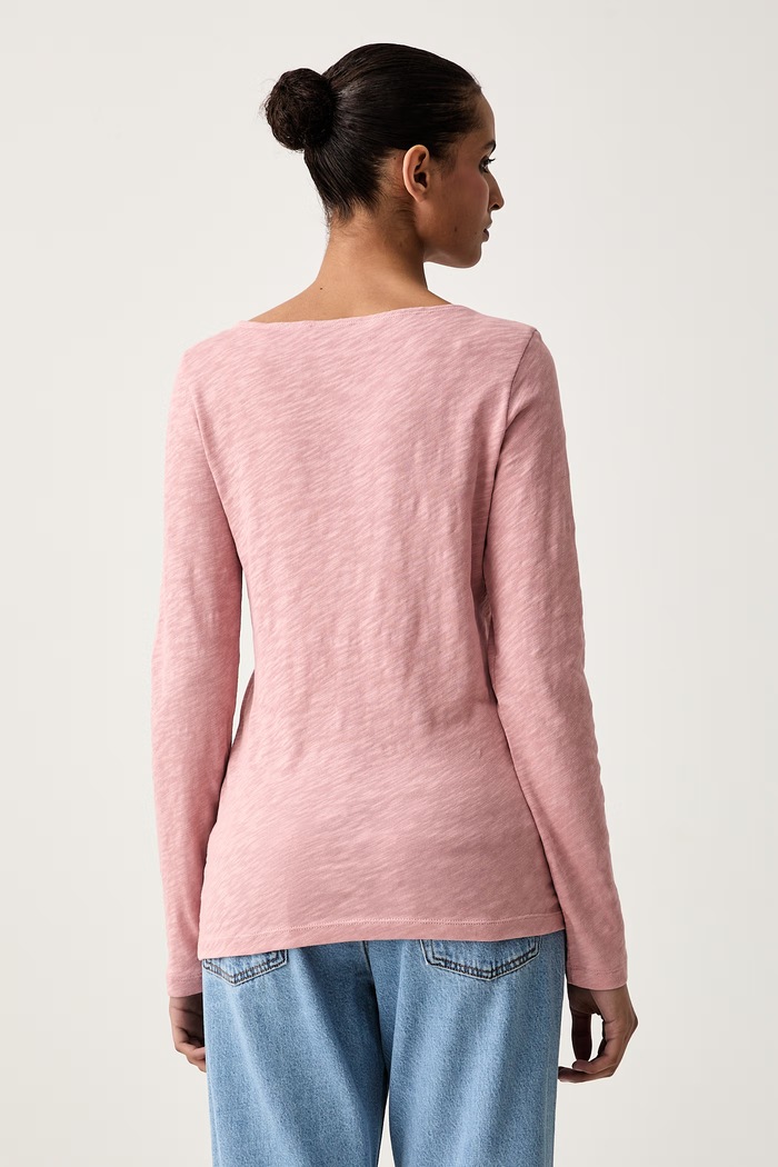 Odzież Marc O'Polo longsleeve damski bawełniany 5000012507 różowy