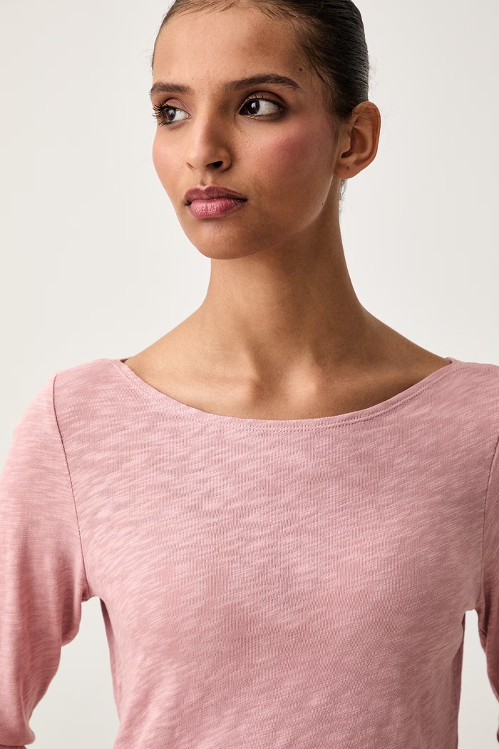 Marc O'Polo longsleeve damski bawełniany różowy 5000012507