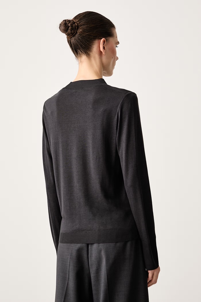 Odzież Marc O'Polo Longsleeve damski z lyocellem 5000012502 szary