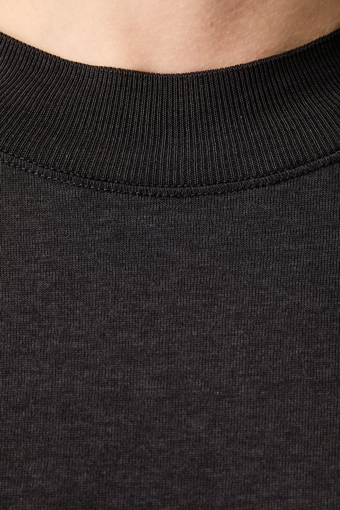 Longsleeve damski z lyocellem Marc O'Polo szary 5000012502