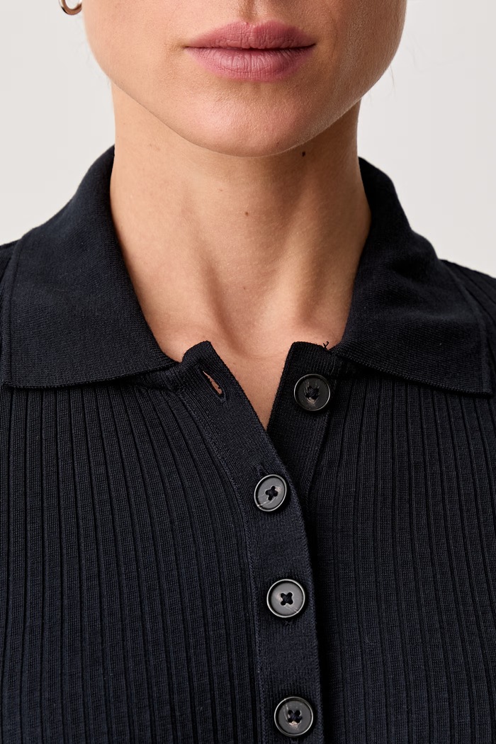 Marc O'Polo longsleeve damski z bawełną 5000012420 granatowy