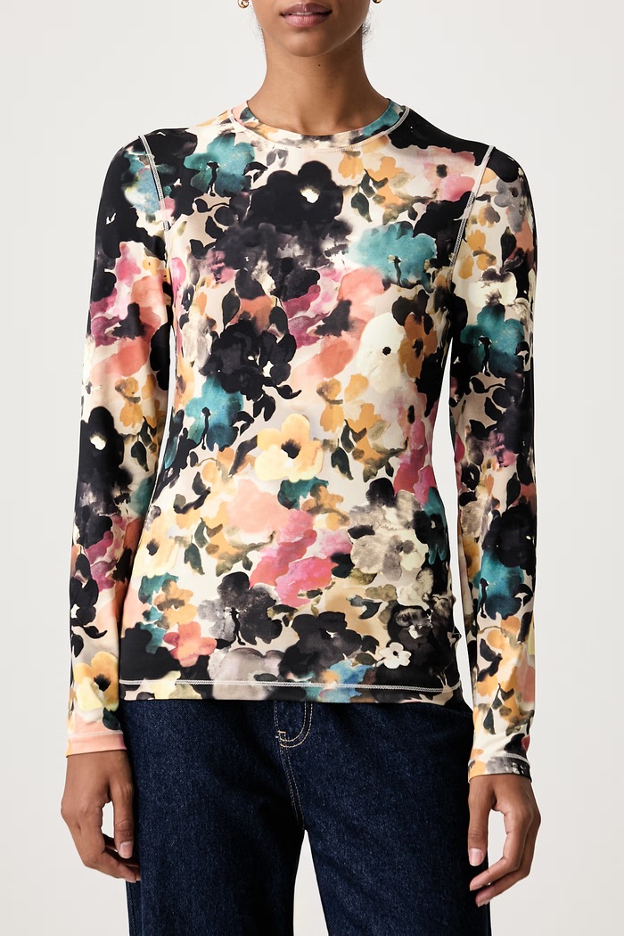 Longsleeve damski Stine Goya SG.AW26.T007.2542 czarny