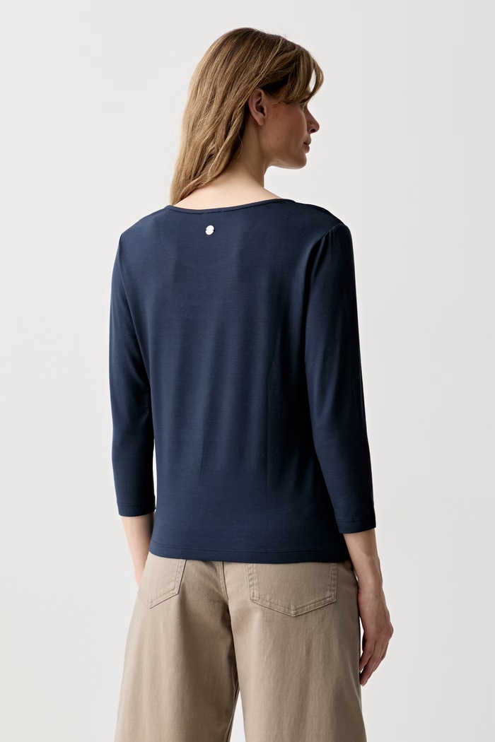 Îmbrăcăminte Joop! longsleeve pentru femei, cu vâscoză 30103280 bleumarin