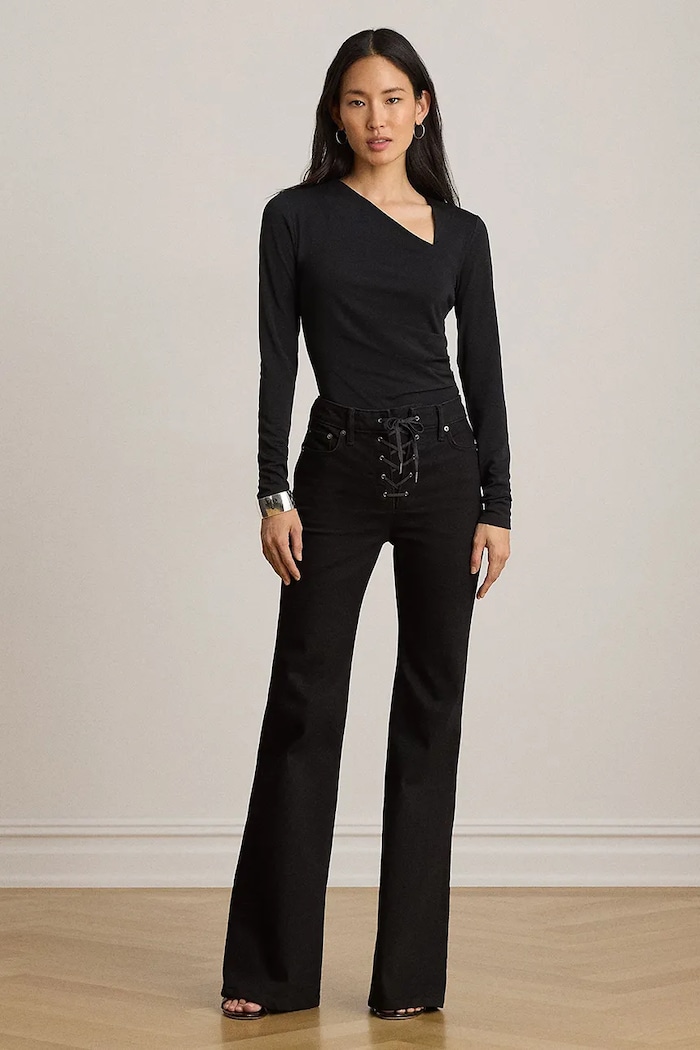 Lauren Ralph Lauren longsleeve damski 200P13936 czarny