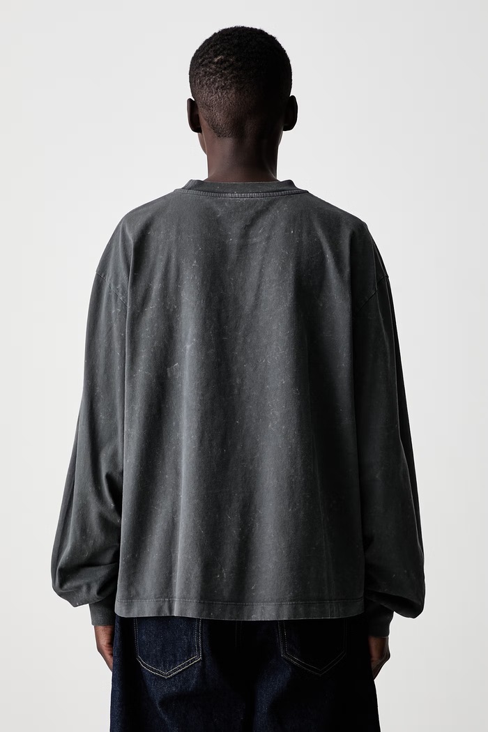 Odzież GANNI longsleeve damski bawełniany A1050233 szary