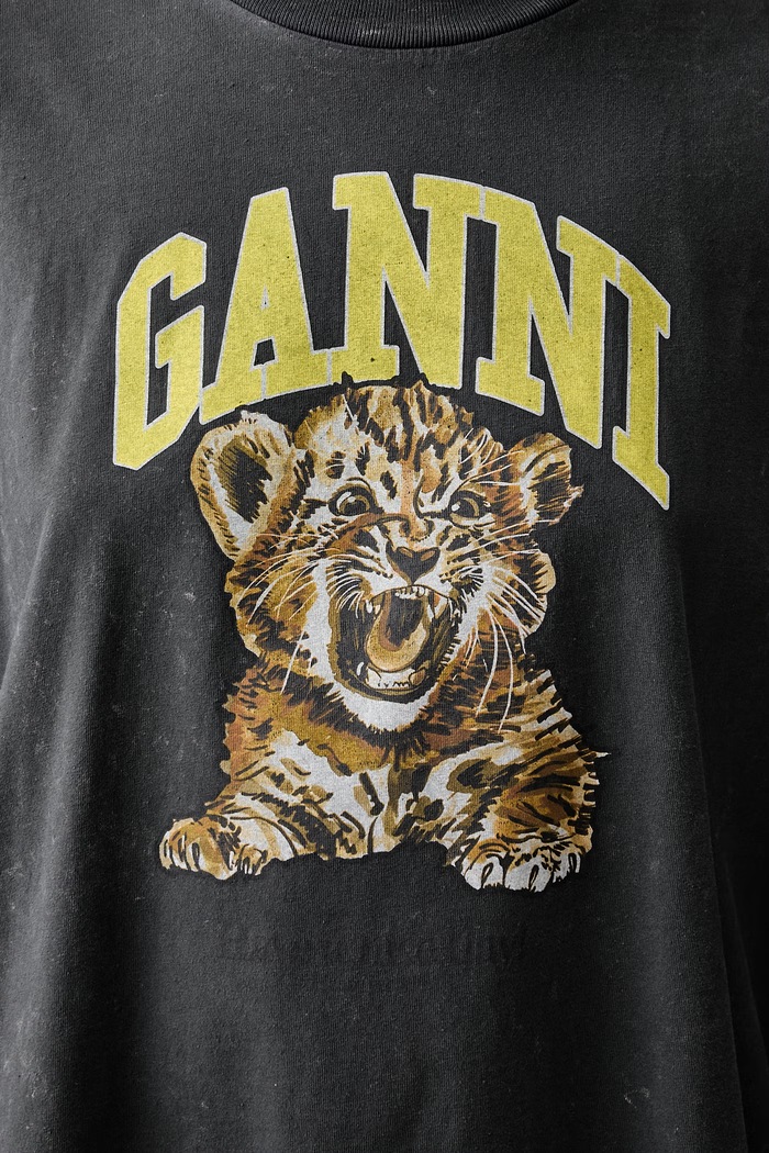 GANNI longsleeve damski bawełniany A1050233