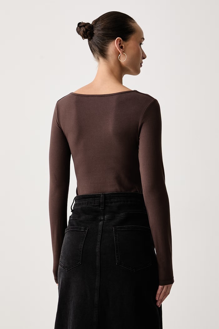 Guess Body pentru femei cu bumbac GRETA V6BP12.K6916 maro AW26