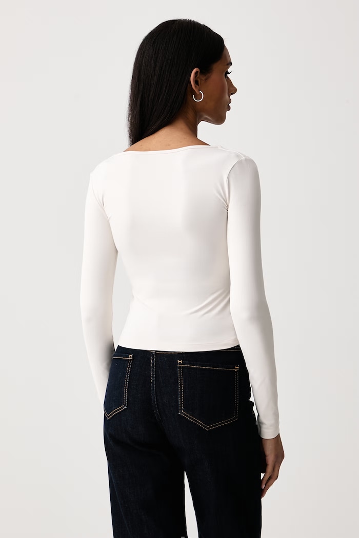 Guess Longsleeve damski LOTUS V6BP05.K6318 beżowy AW26
