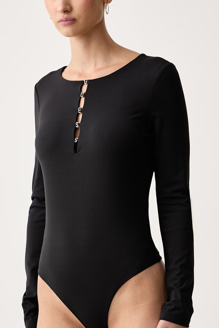 Oblečenie Guess Body dámske ZANITA W6BP21.K6256 čierna