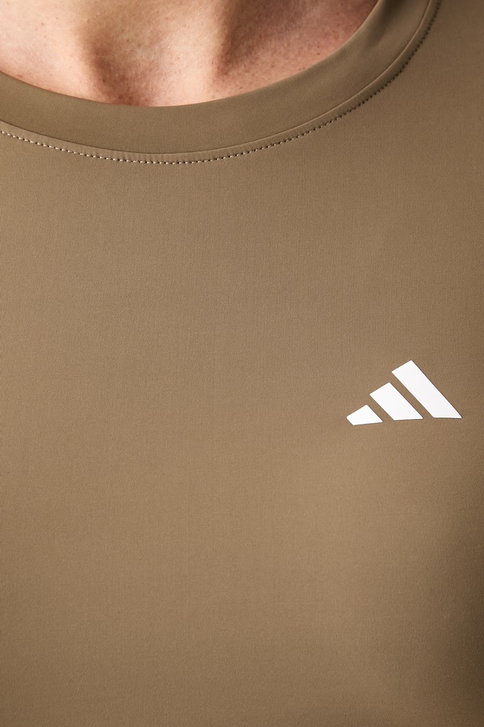 adidas Performance longsleeve treningowy damski Essentials KQ8388 beżowy